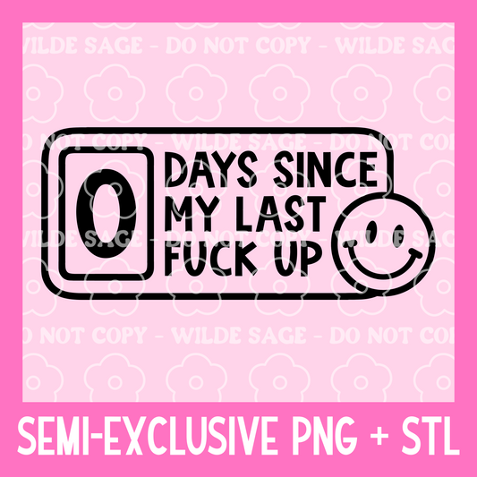 Fuck Up PNG and STL