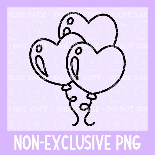 Valentines Balloons PNG