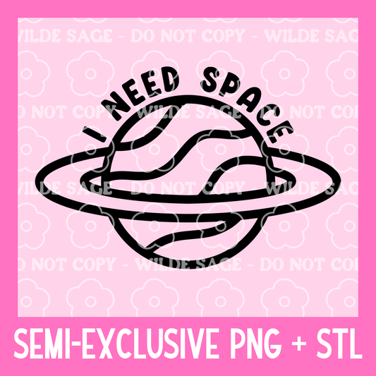 Need Space PNG and STL