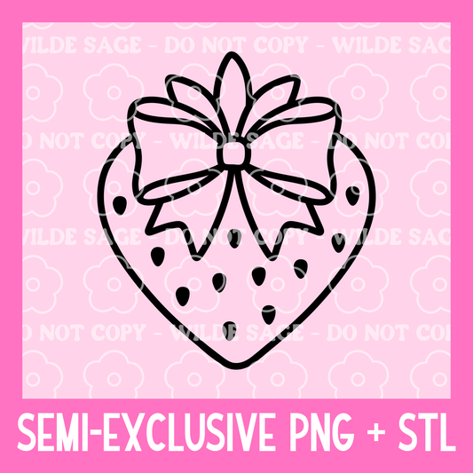 Heart Berry PNG and STL