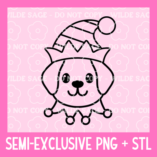 Dog Elf PNG and STL