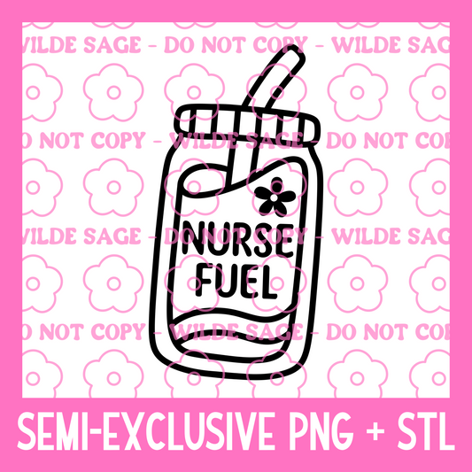 Nurse Fuel PNG and STL