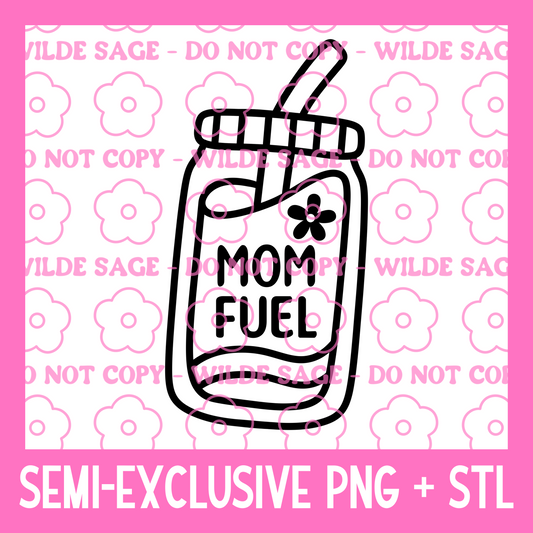 Mom Fuel PNG and STL