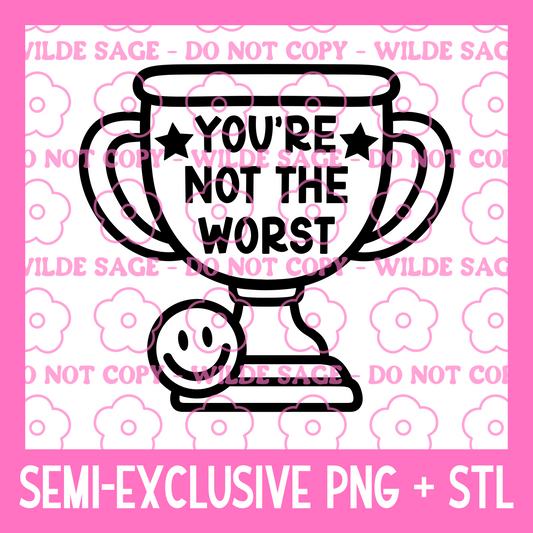 Not the Worst PNG and STL
