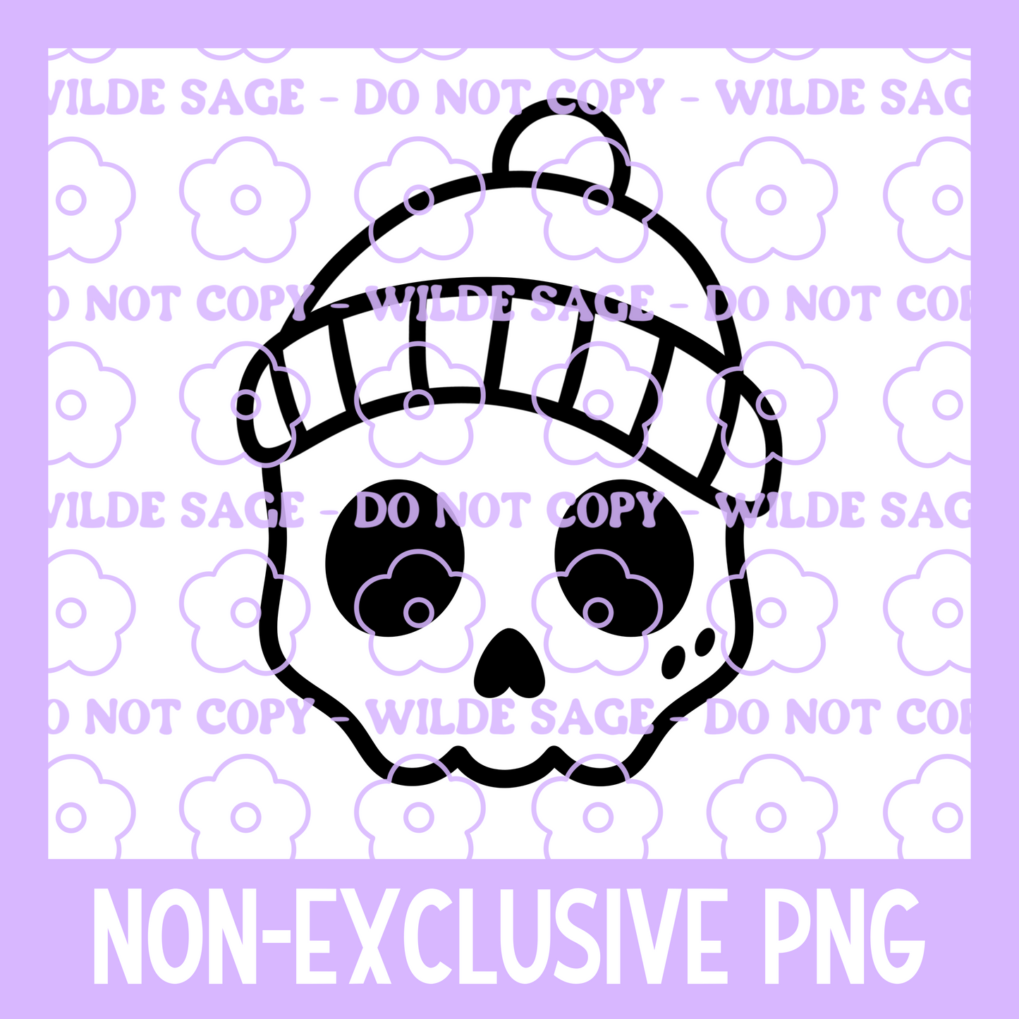 Winter Skull PNG