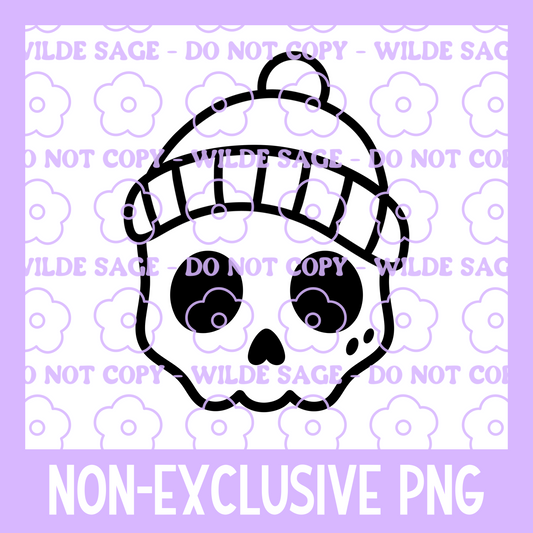 Winter Skull PNG