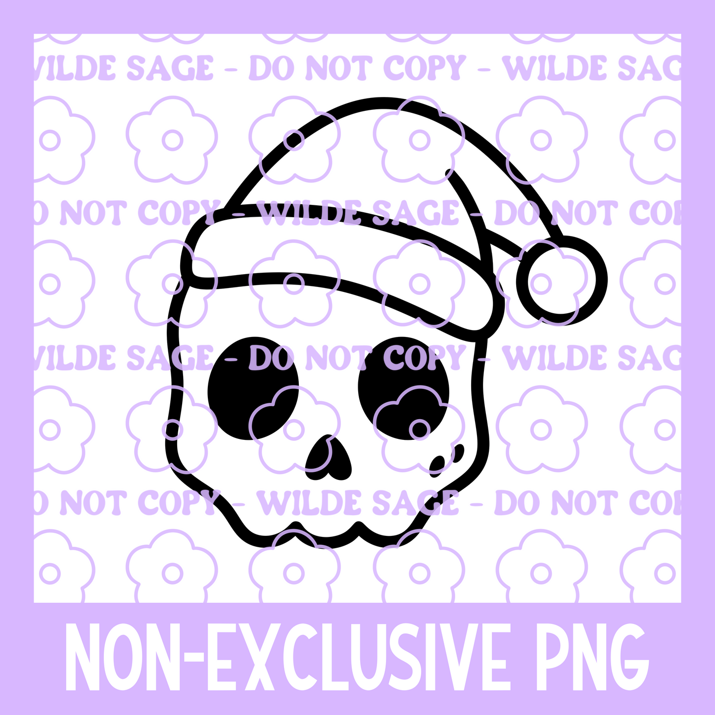 Santa Skull PNG