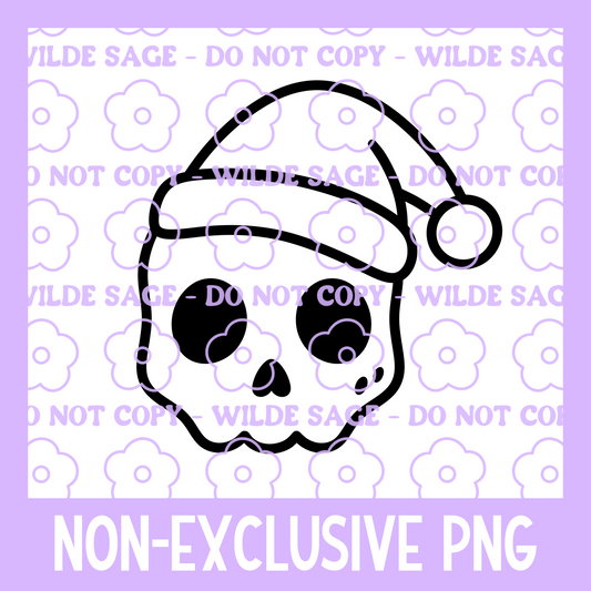 Santa Skull PNG