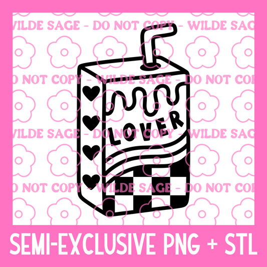 Lover Juice  PNG and STL