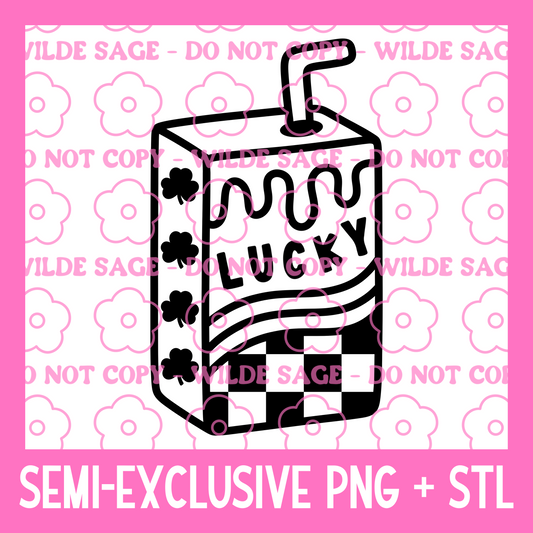 Lucky Juice  PNG and STL