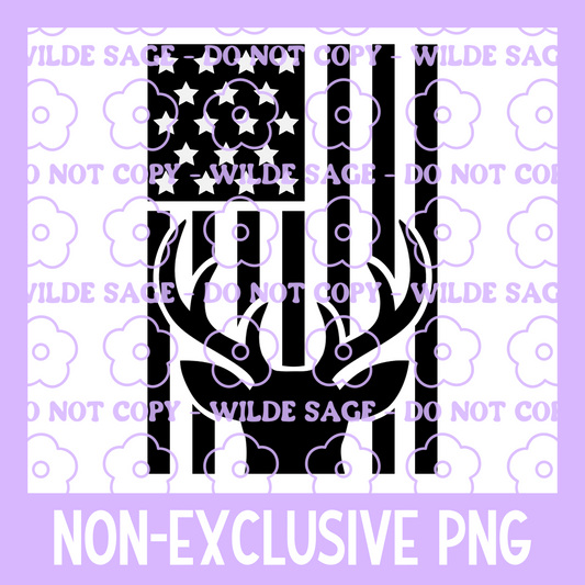 Deer Flag PNG