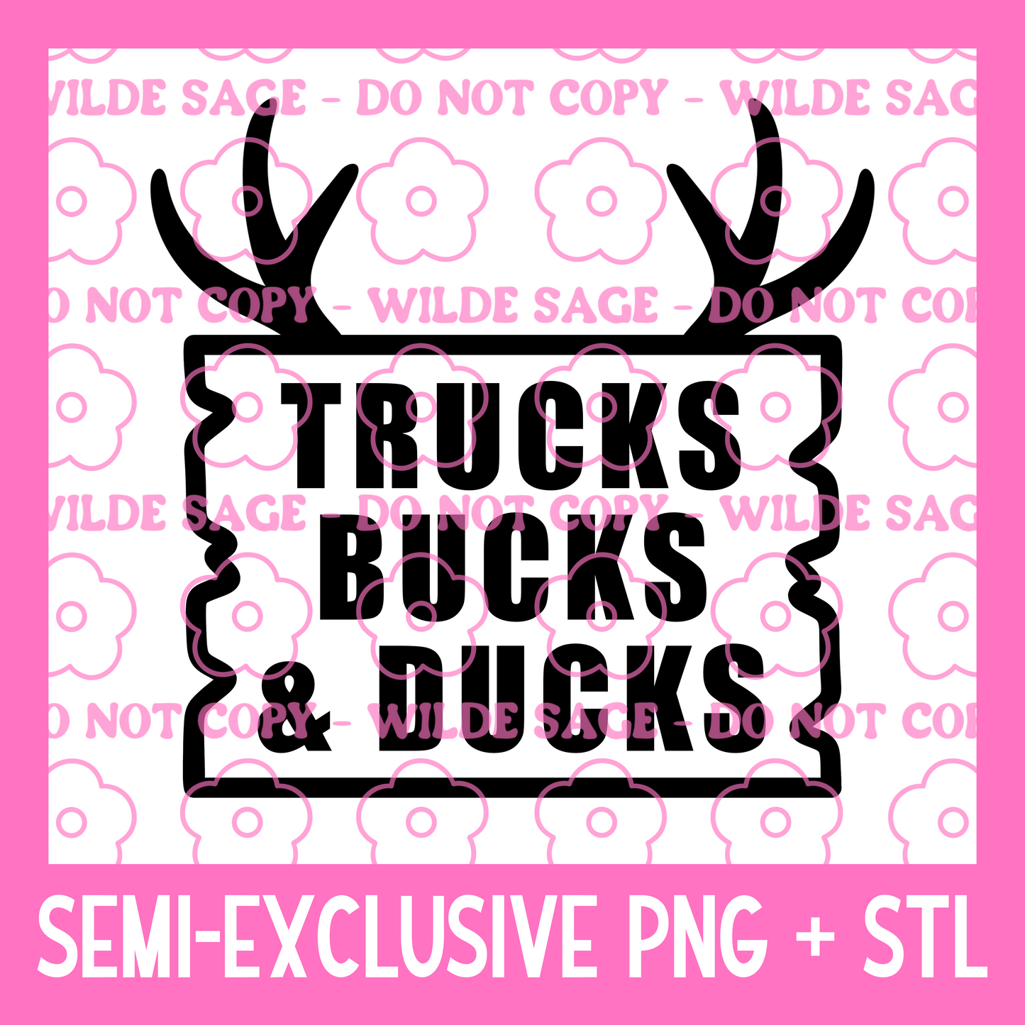 Trucks PNG and STL