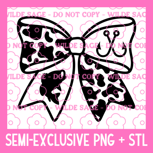 Fishing Bow PNG and STL