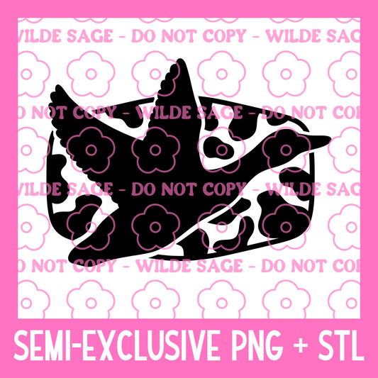 Duck Patch PNG and STL
