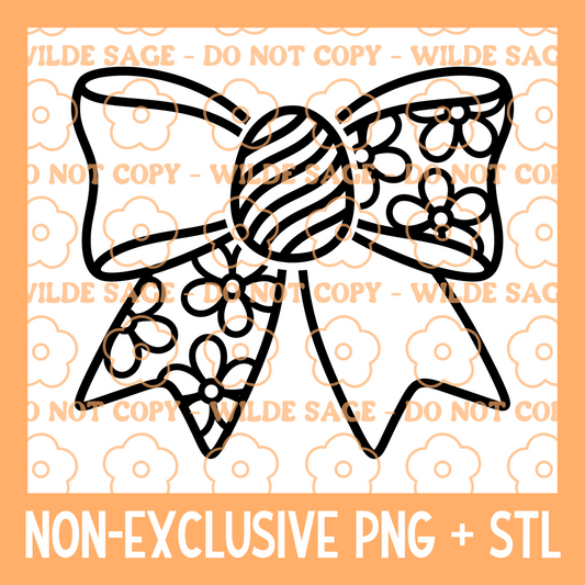 Easter Bow PNG & STL