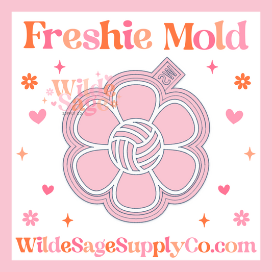 Volleyball Flower Mold