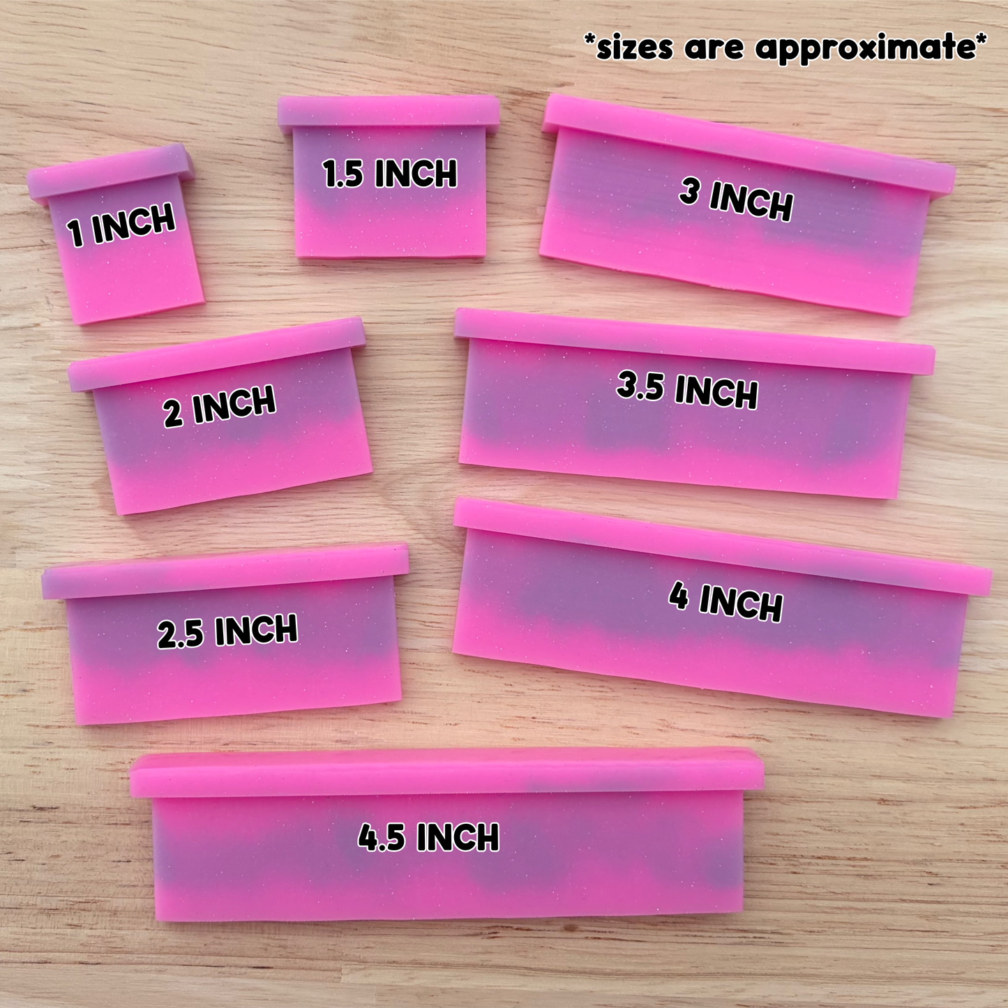 Silicone Bead Spacers - Set of 8