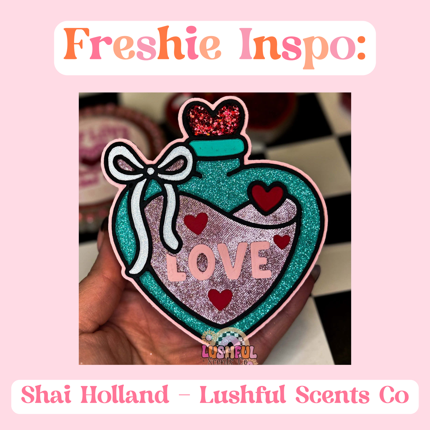 Valentines Love Potion Mold