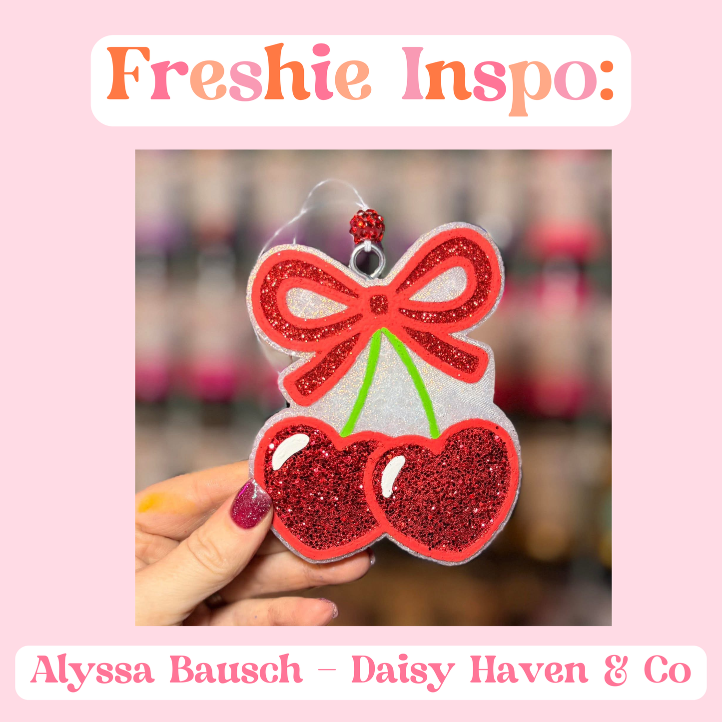 Heart Cherries with Bow Mold