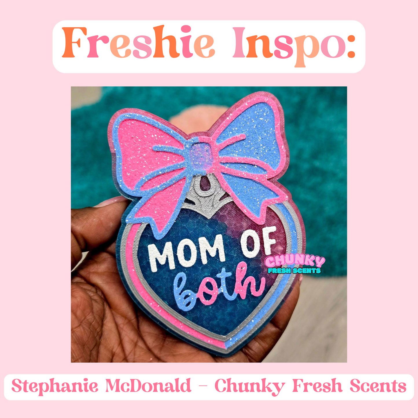 Mom of Both Locket Mold