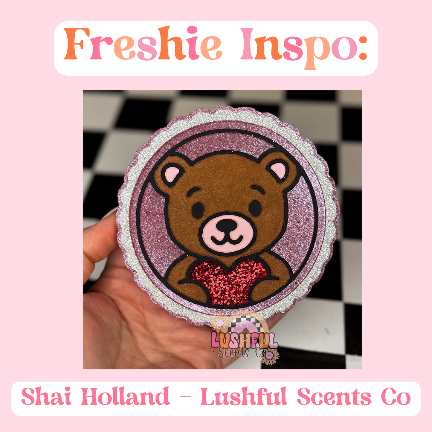 Valentines Bear Frame Mold