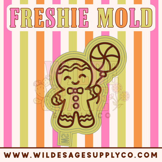 Gingerbread Peppermint Balloon Mold