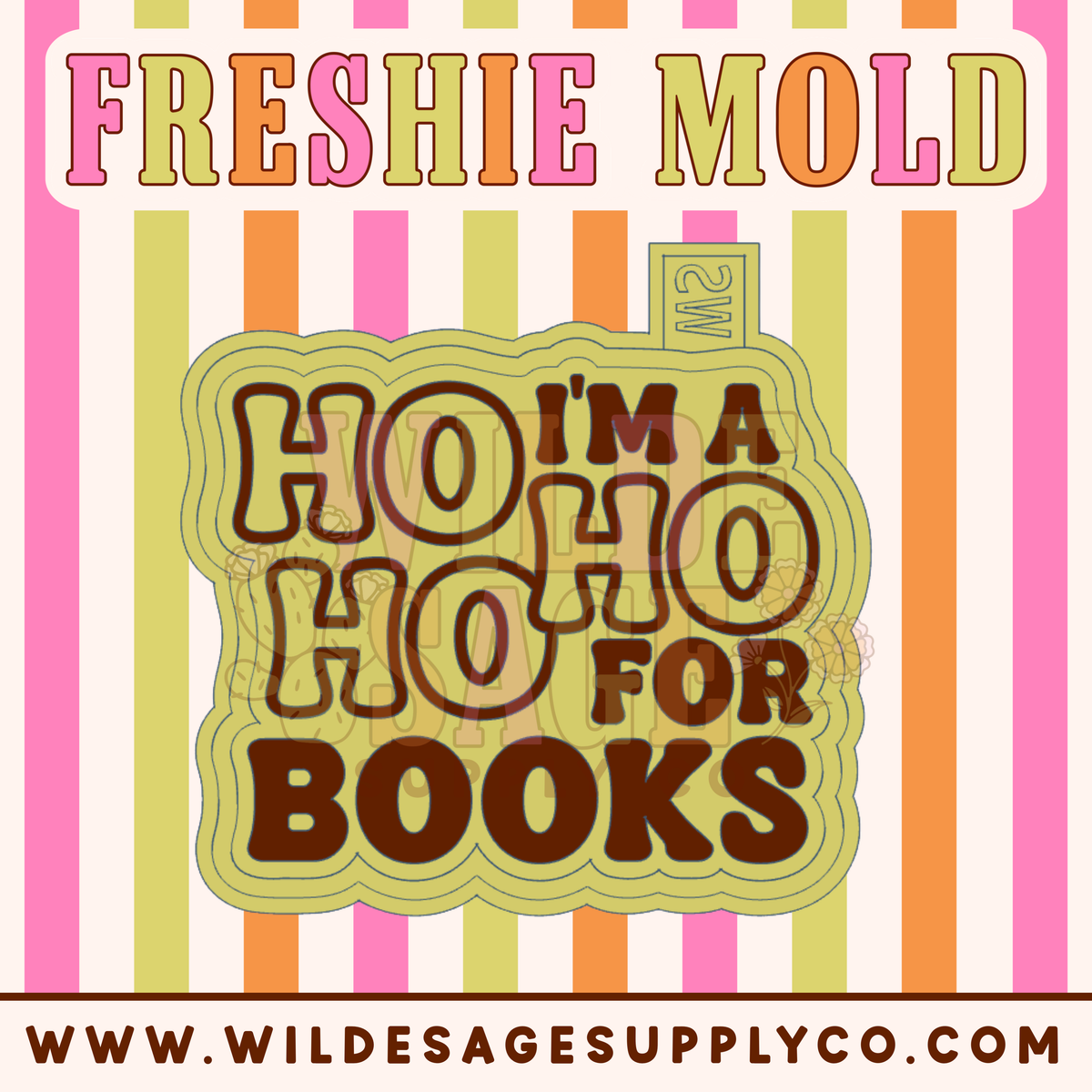 Ho Ho Ho for Books Mold