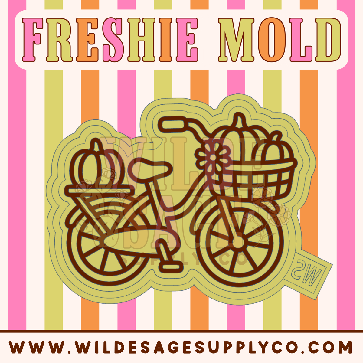 Pumpkin Bicycle Mold