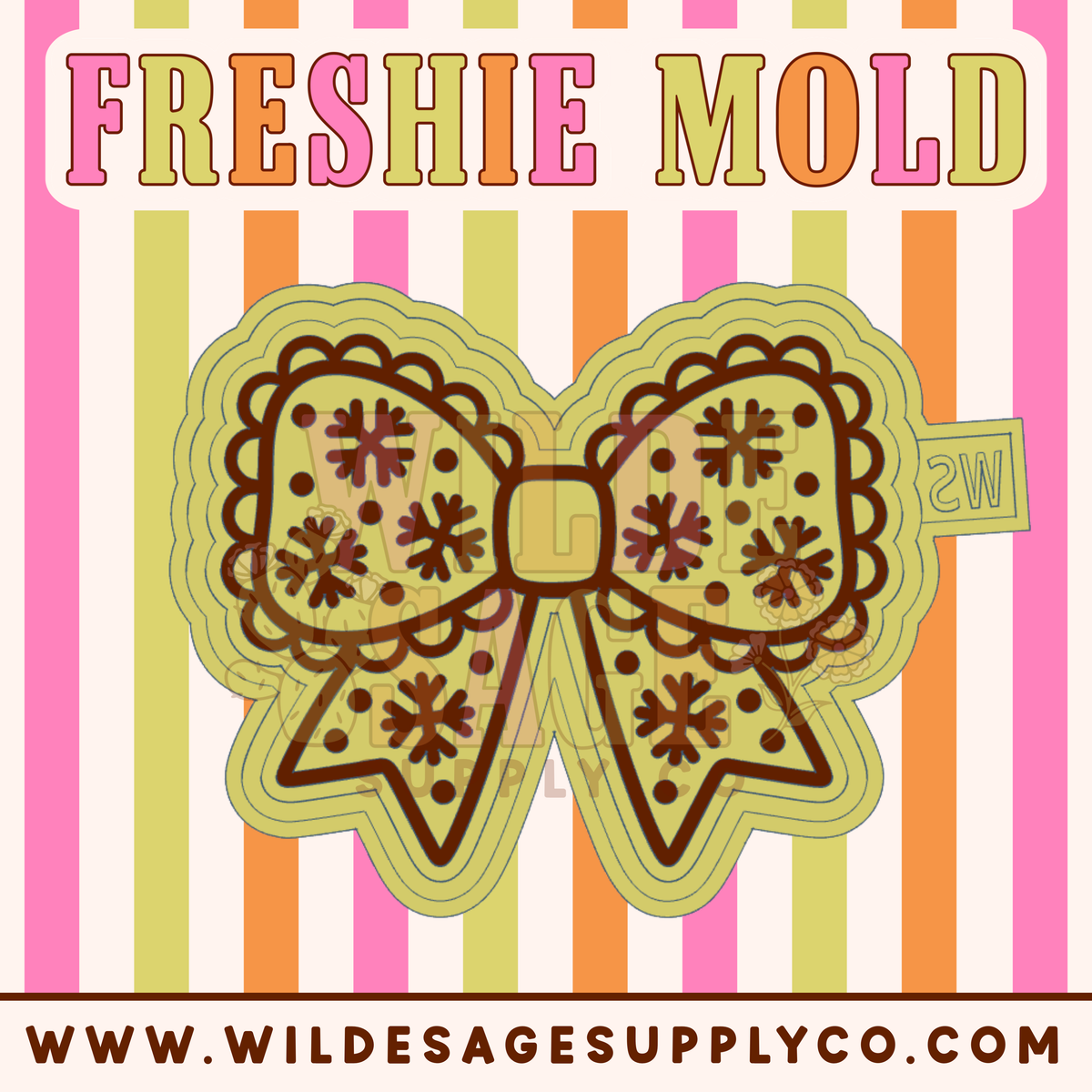 Snowflake Bow Mold