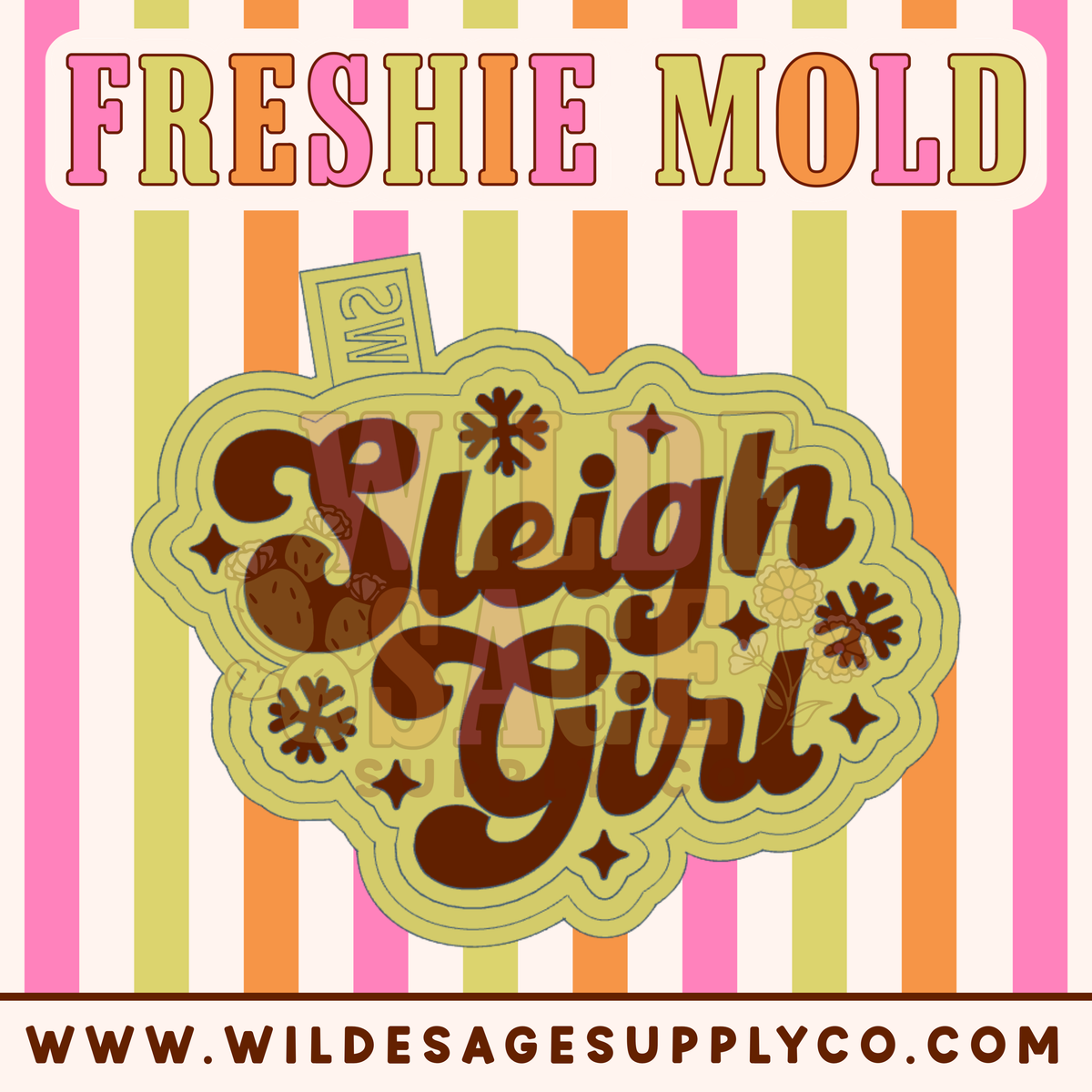 Sleigh Girl Mold