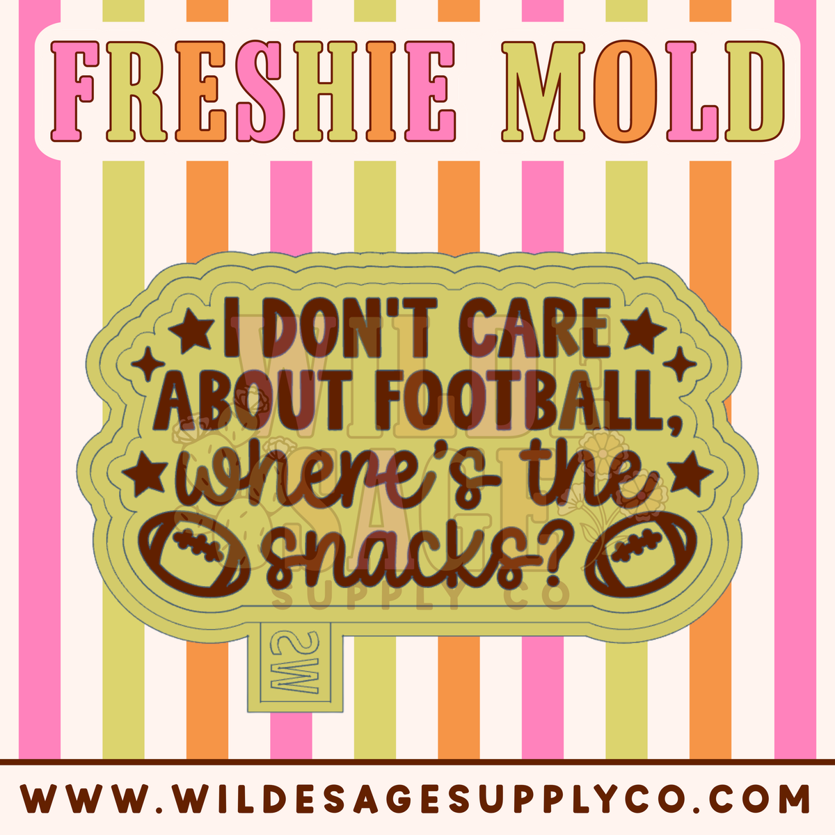 Football Snacks Mold