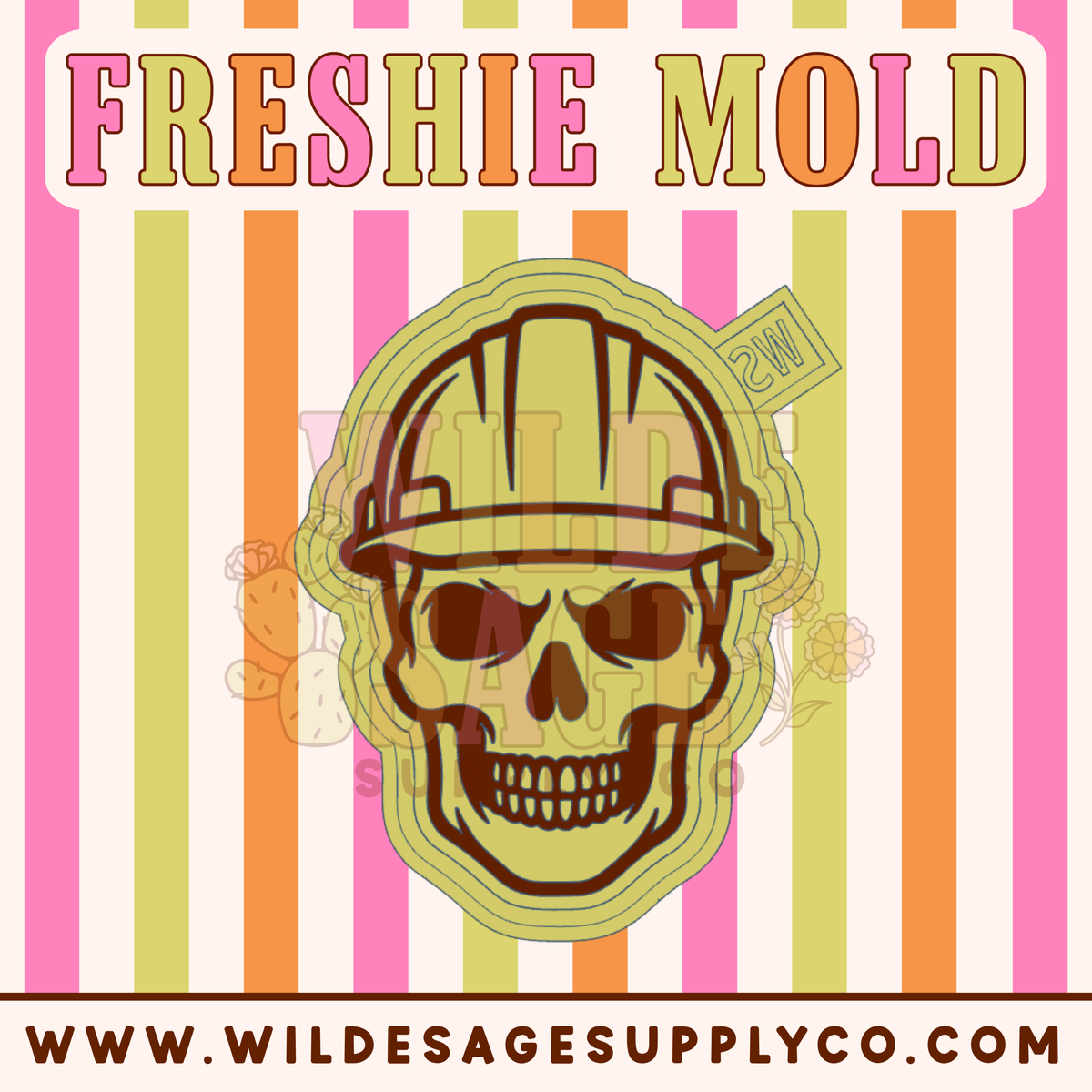 Skull Hard Hat Mold