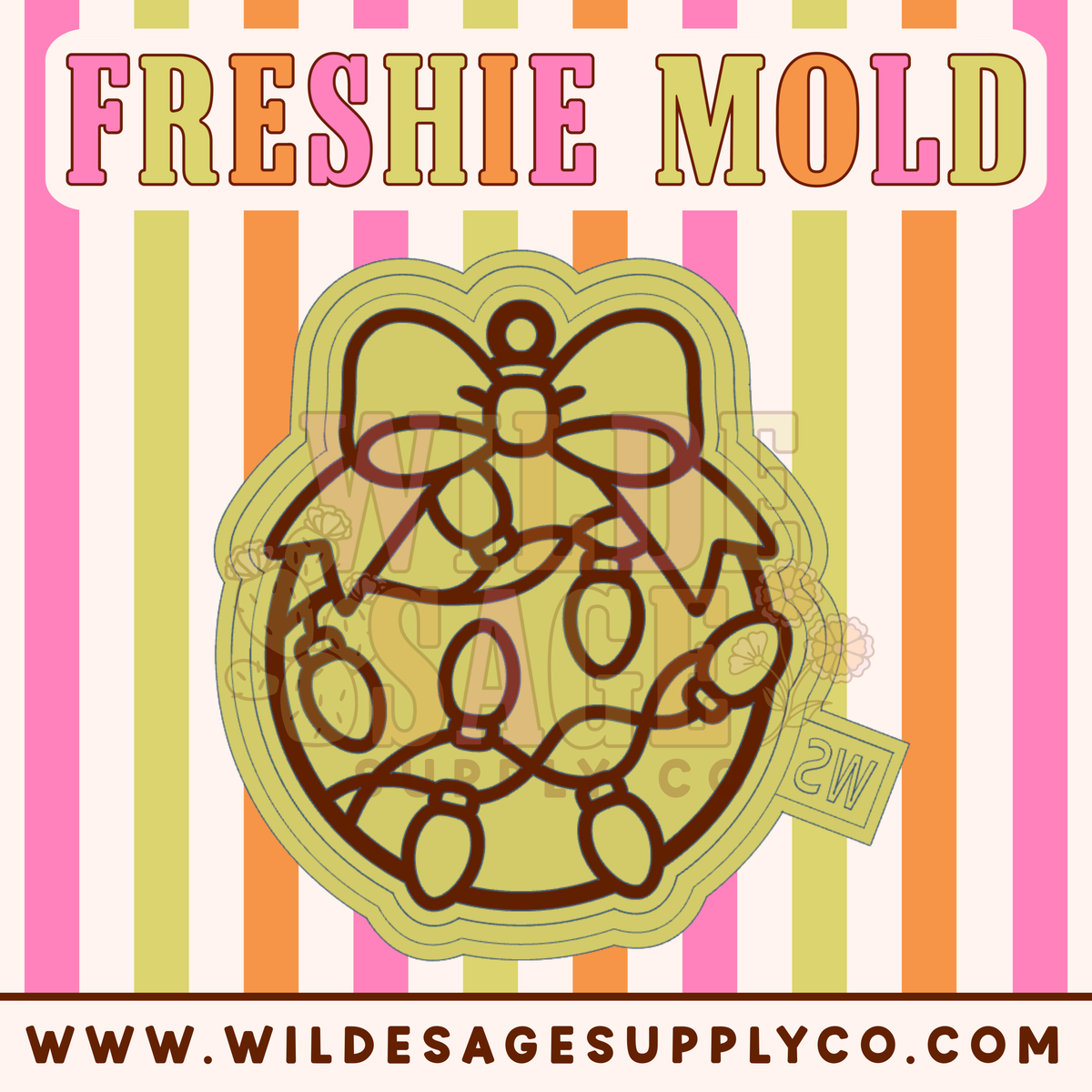 Christmas Lights Ornament Mold