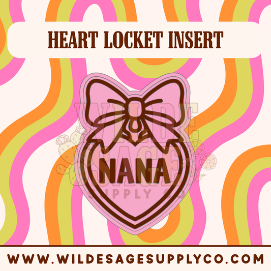 Nana Insert - Heart Locket