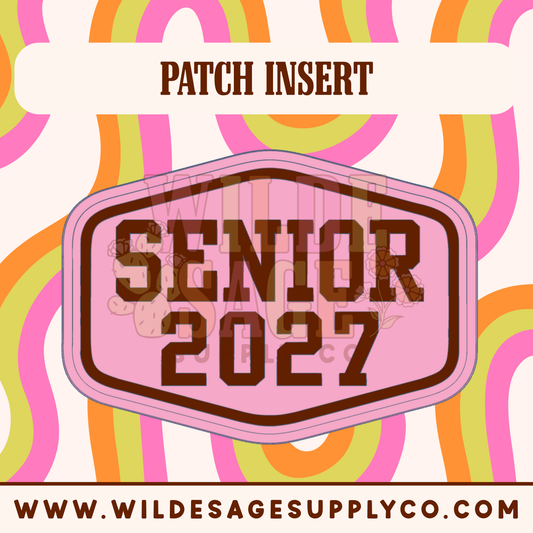 Senior Grad Insert - Patch