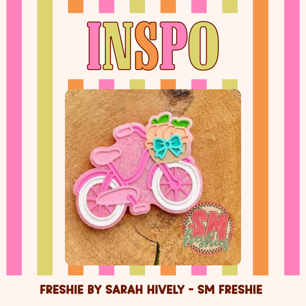 Peach Bicycle Mold