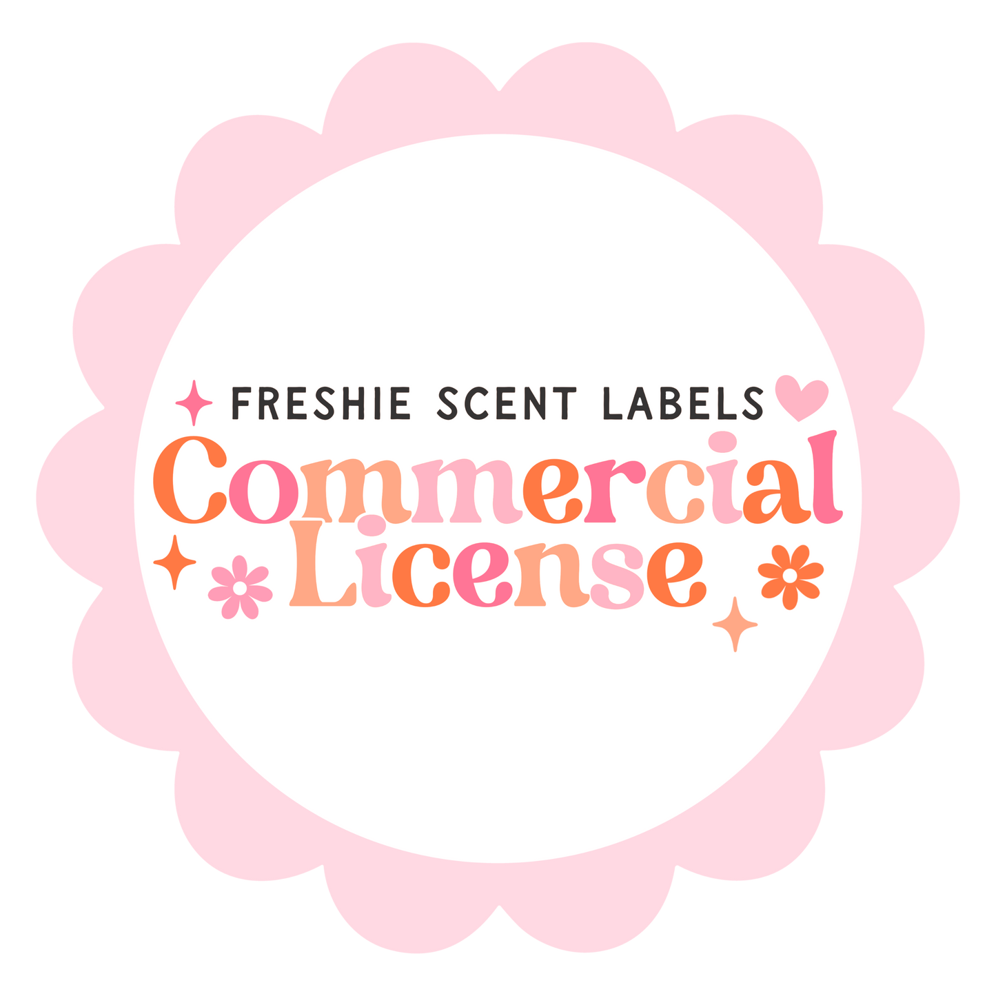 Commercial License for Freshie Scent Thermal Labels