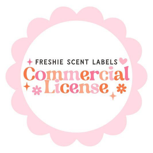 Commercial License for Freshie Scent Thermal Labels