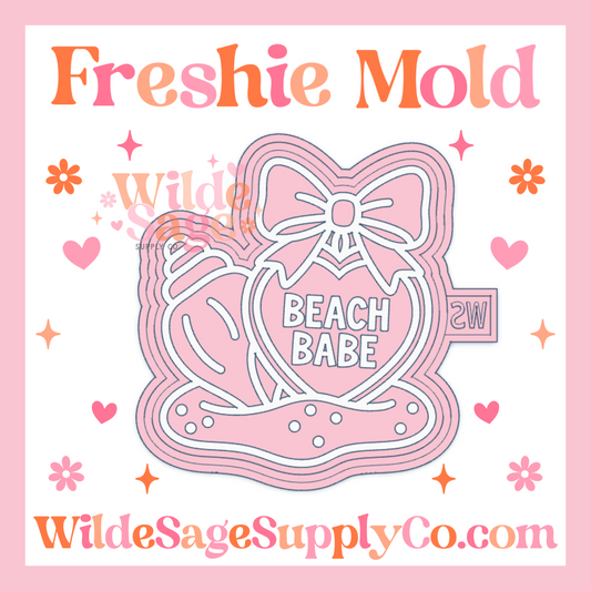Beach Babe Locket Mold