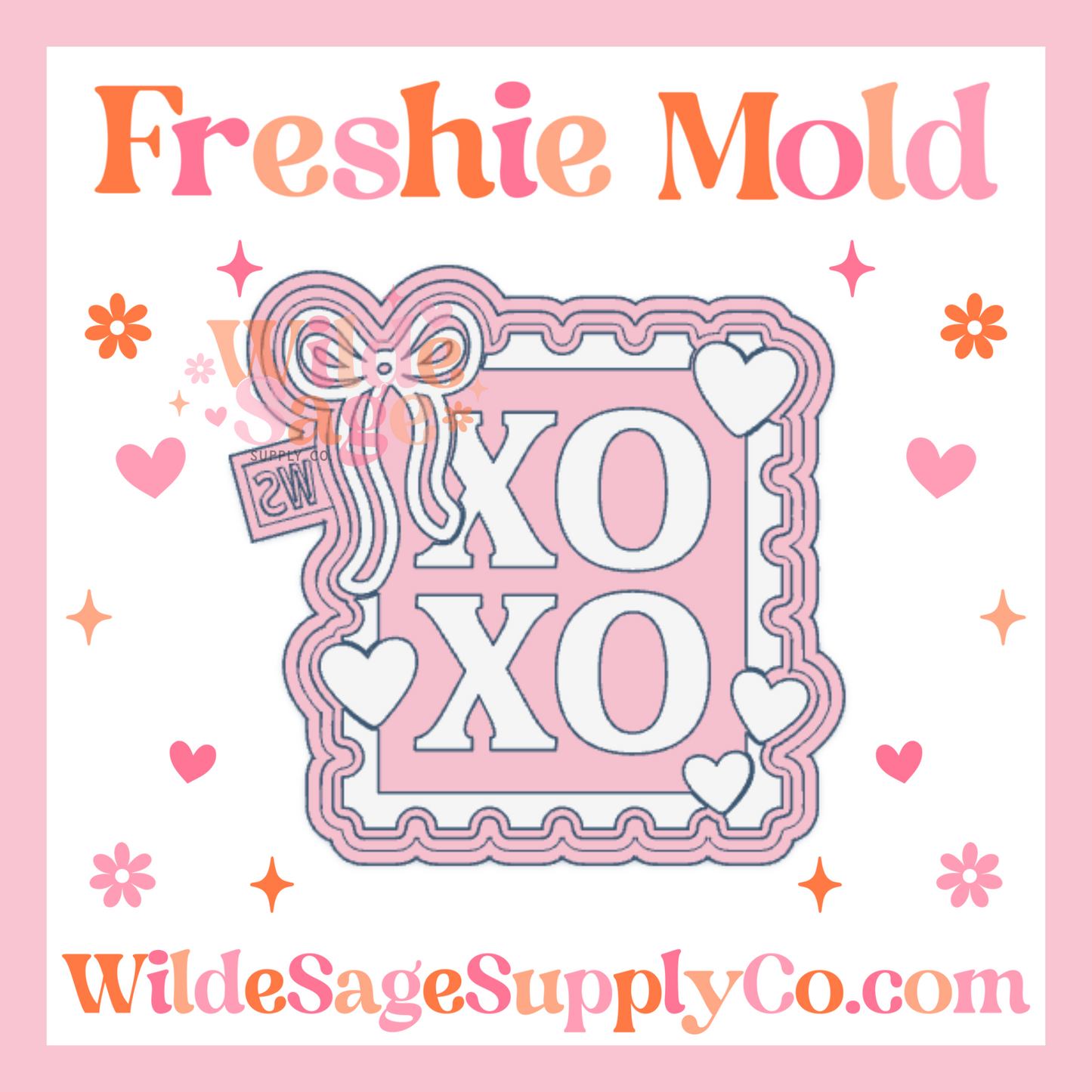Valentines XOXO Frame Mold