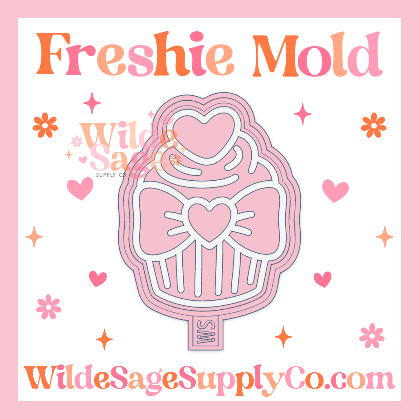 Valentines Bow Cupcake Mold