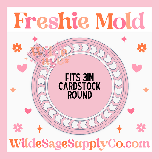 Tire Tracks for 3in Round Cardstock Mold