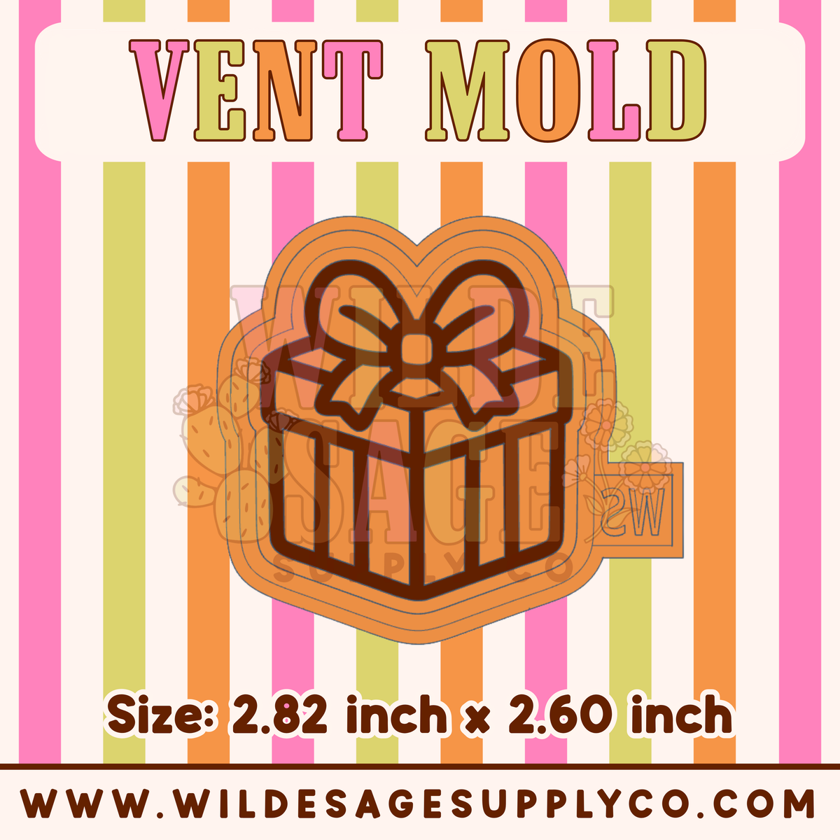 Christmas Present Vent Mold
