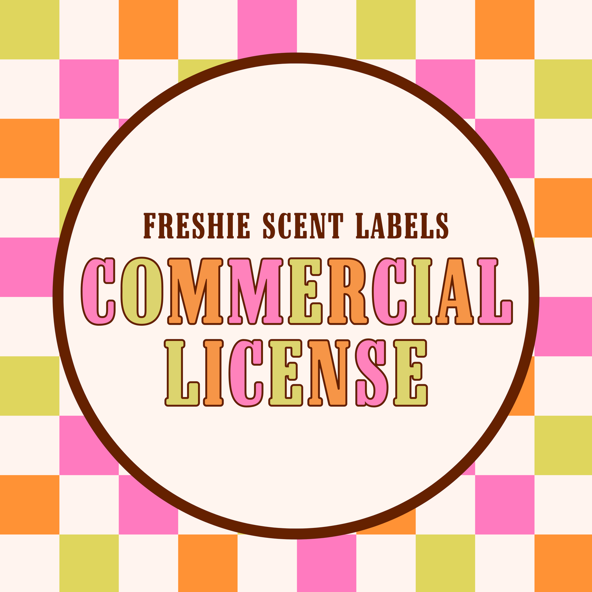 Commercial License for Freshie Scent Thermal Labels