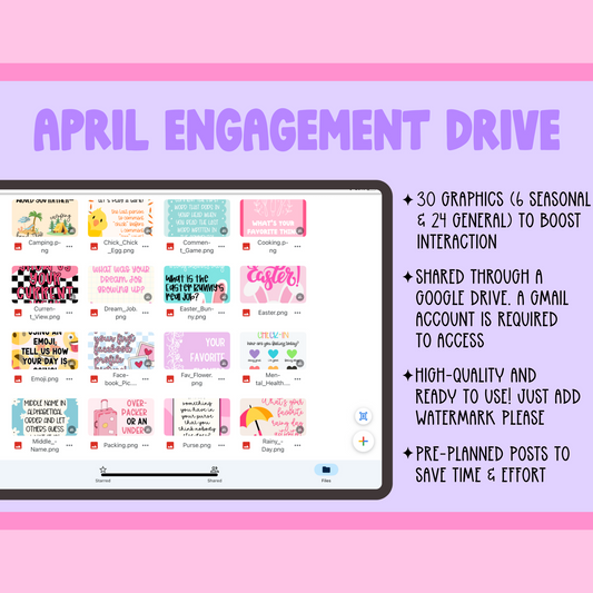 April Engagement Drive