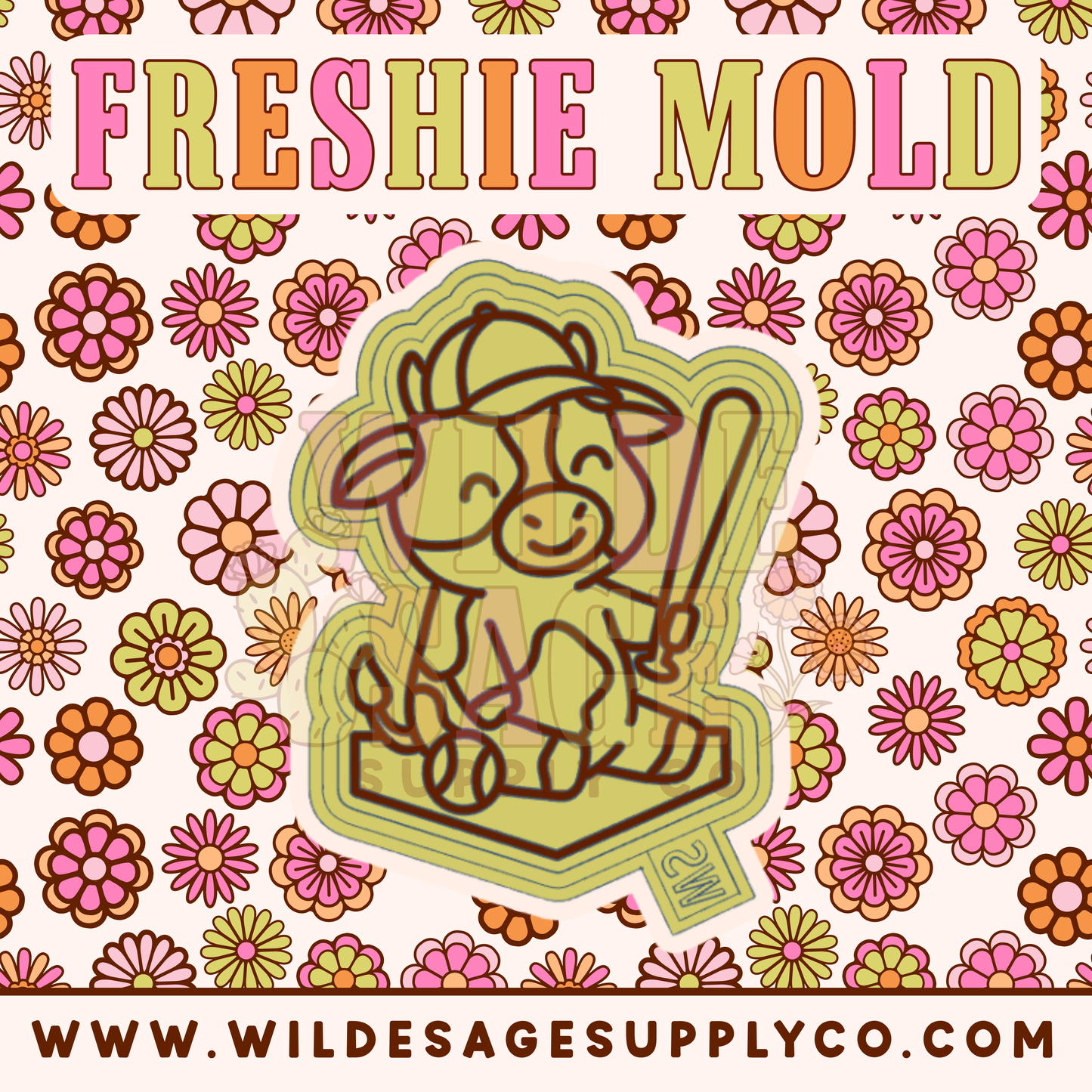 Baseball Cow Mold