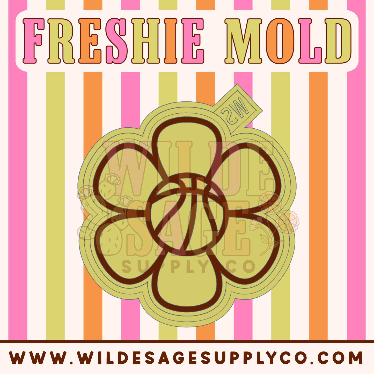 Basketball Flower Mold