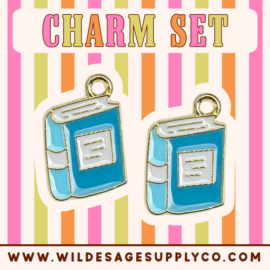 Blue Book - Gold Charm Set
