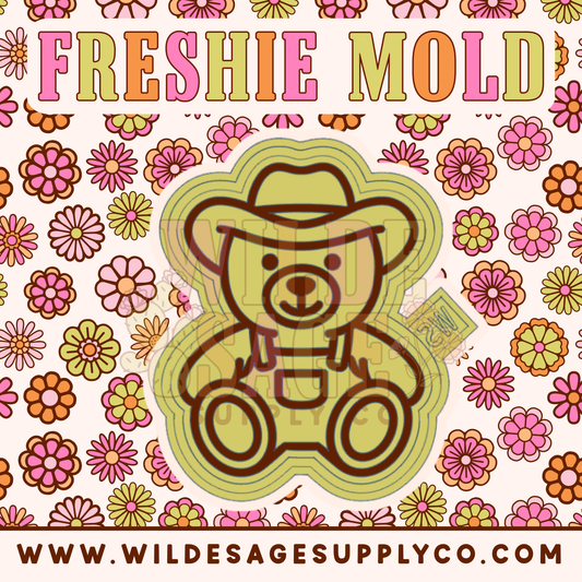 Cowboy Bear Mold