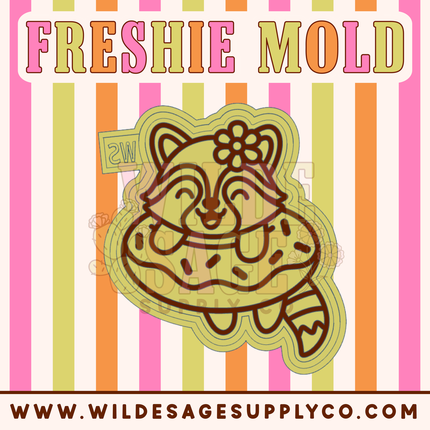Floatie Raccoon Mold